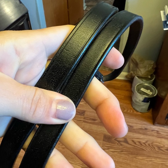 Silverleaf black leather curb rein - Picture 3 of 4